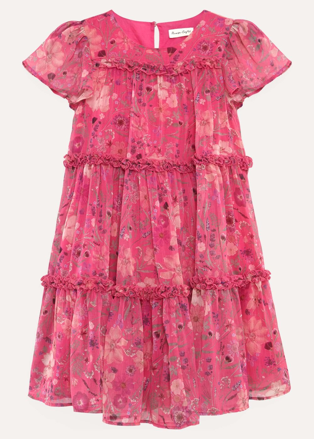Isabela Floral Smock Dress Multi-Coloured