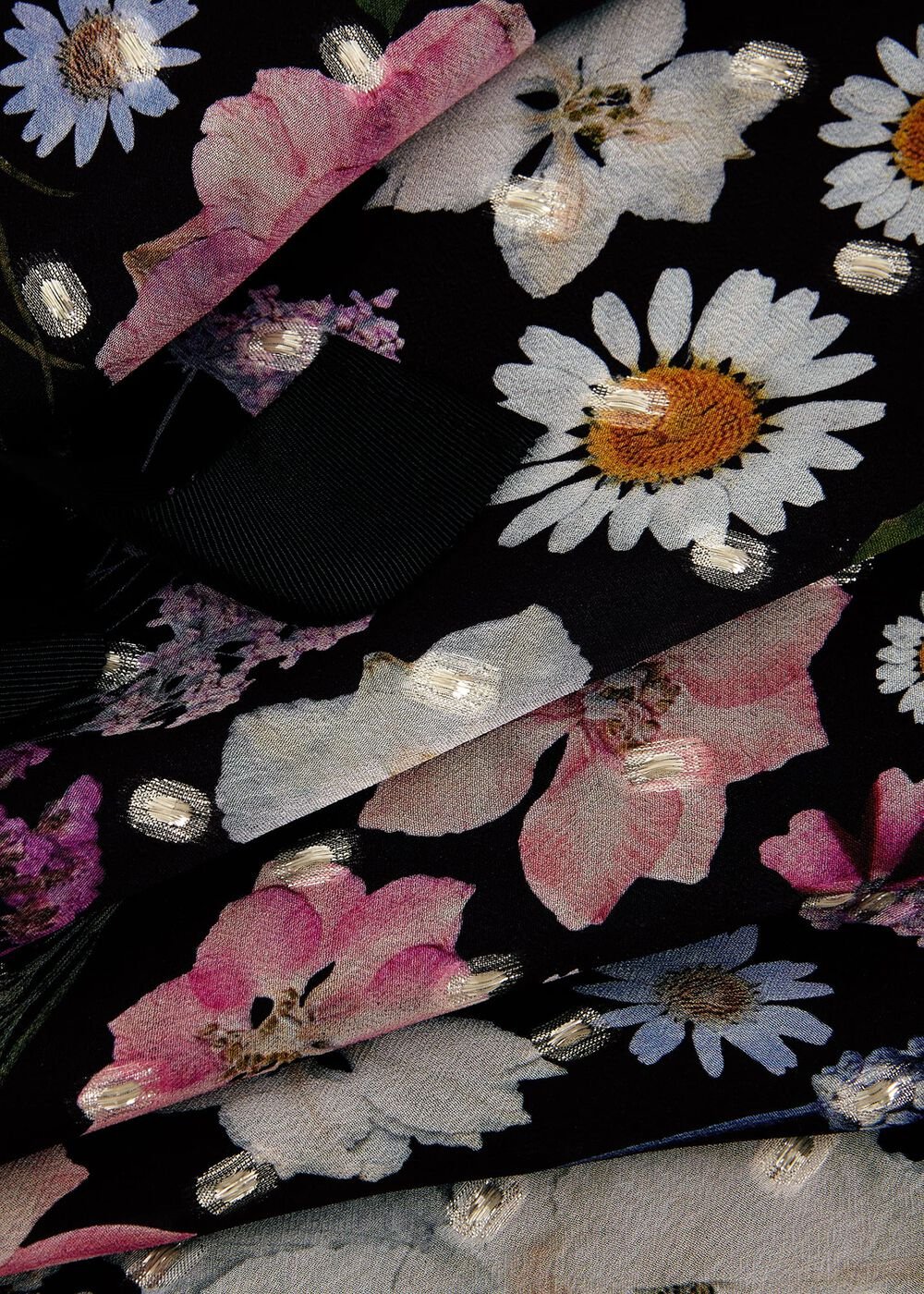 Remy Floral Shimmer Dress Multi-Coloured