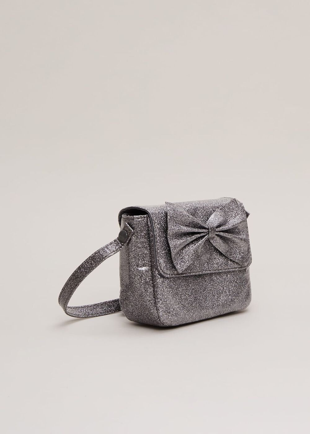 Grey Glitter Bag Grey