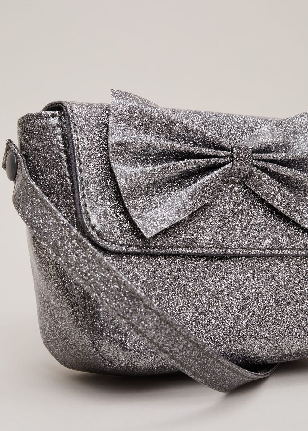 Grey Glitter Bag Grey