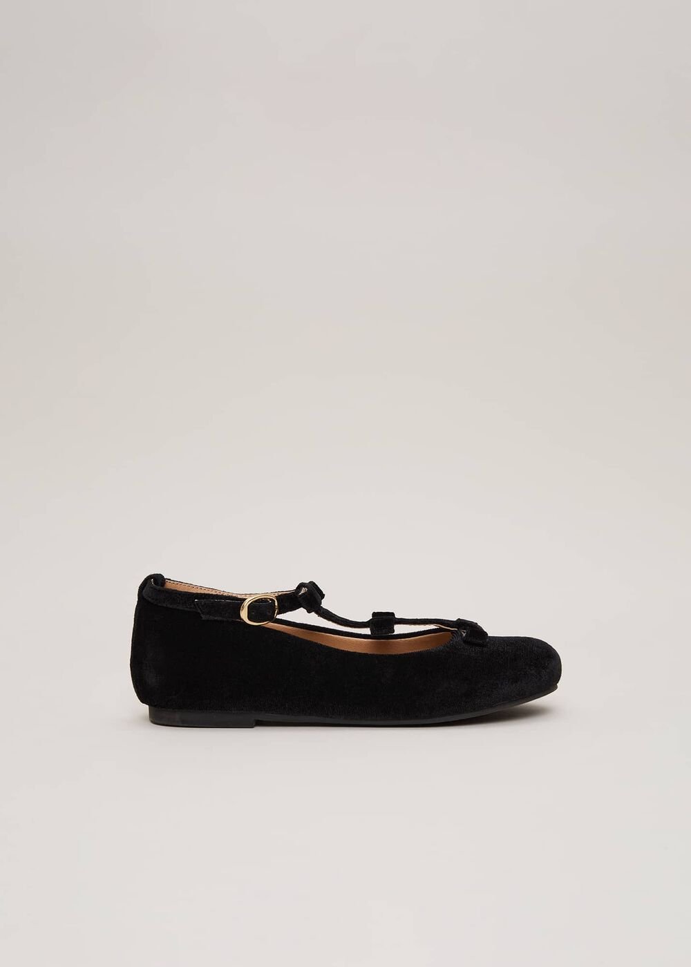 Black Velvet Shoes Black