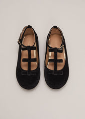 Black Velvet Shoes Black