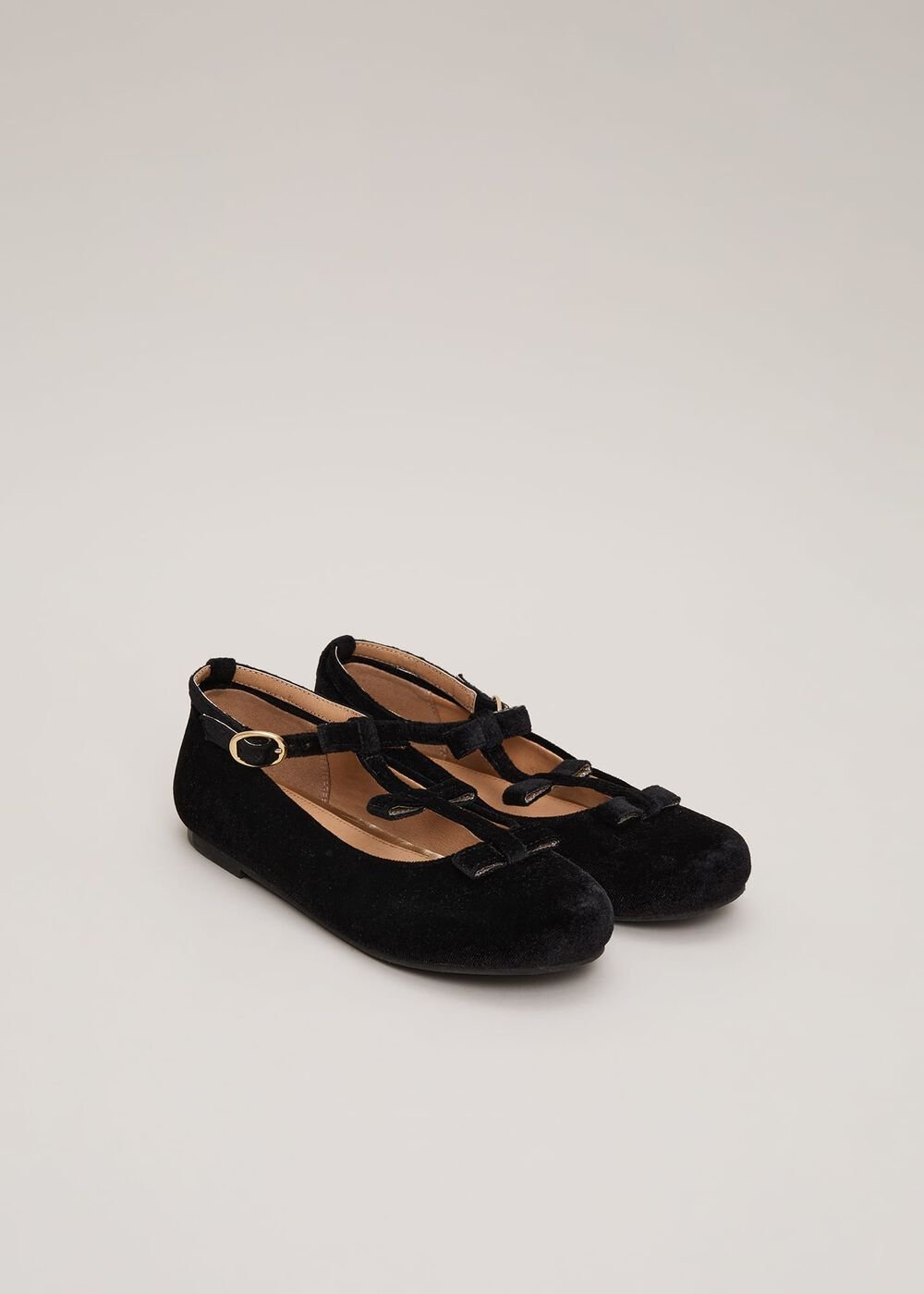 Black Velvet Shoes Black