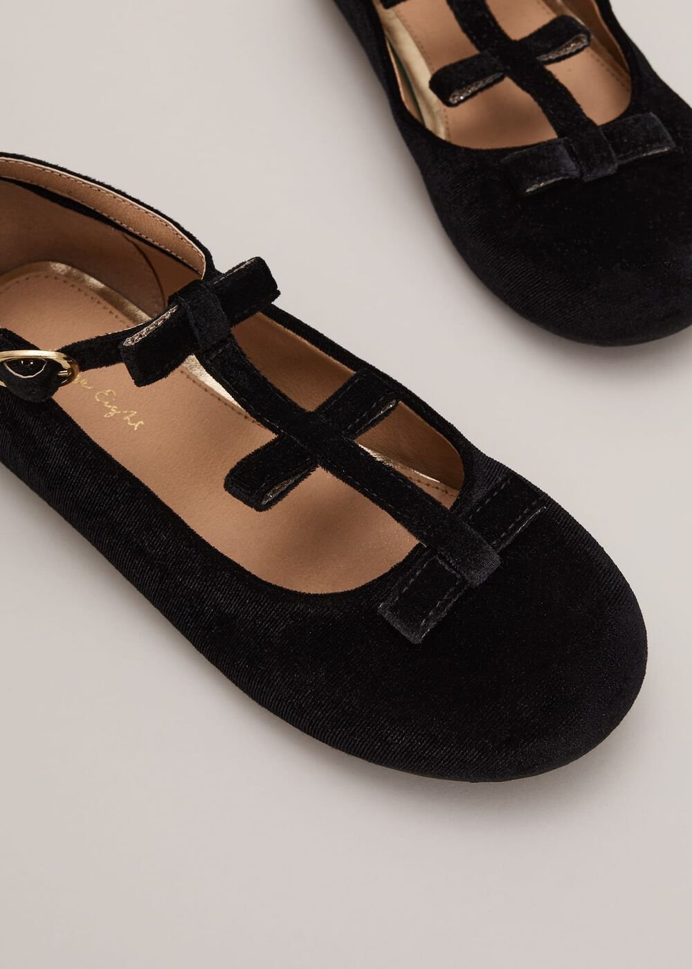Black Velvet Shoes Black