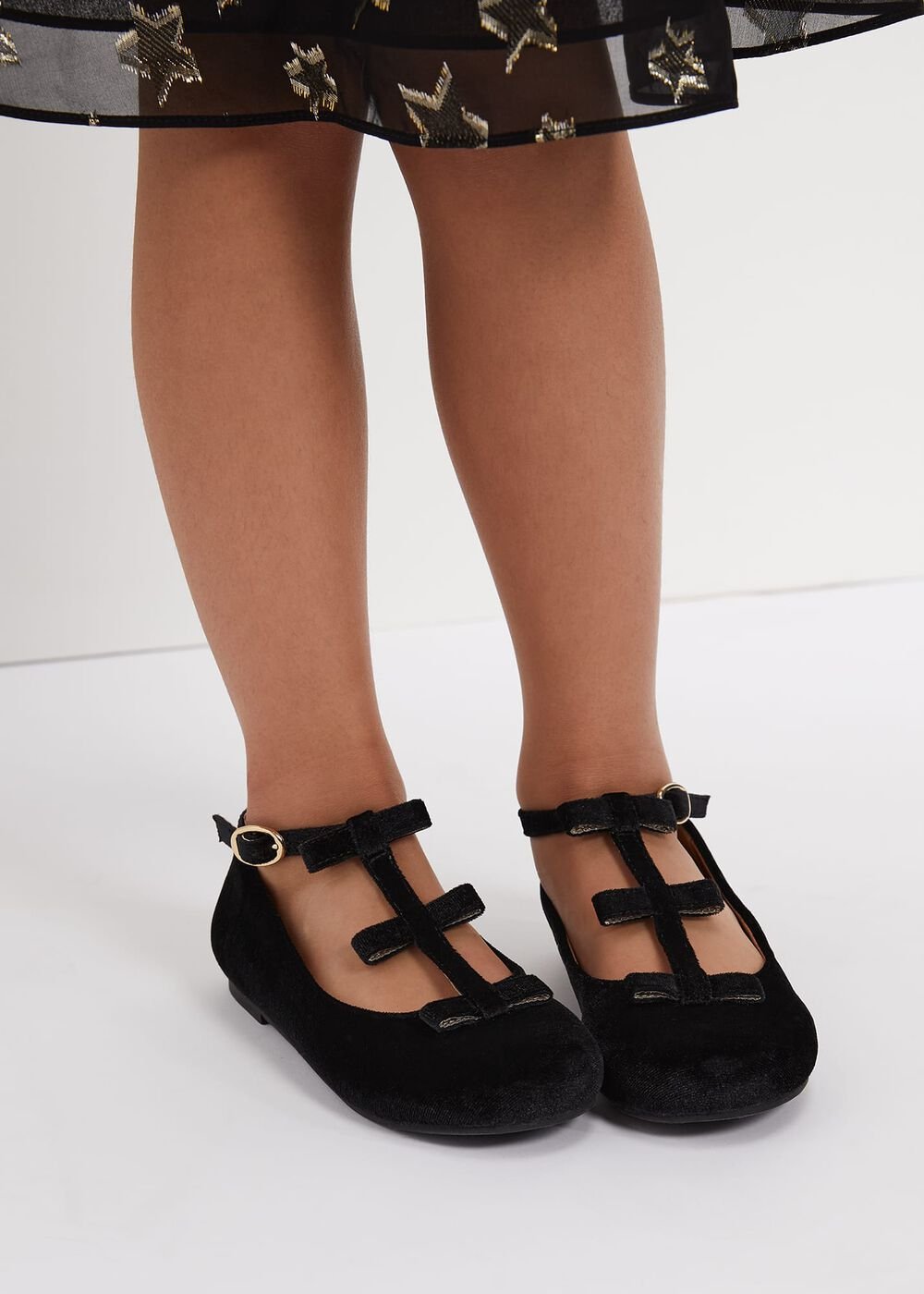 Black Velvet Shoes Black