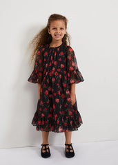 Lela Floral Smock Dress Multi-Coloured