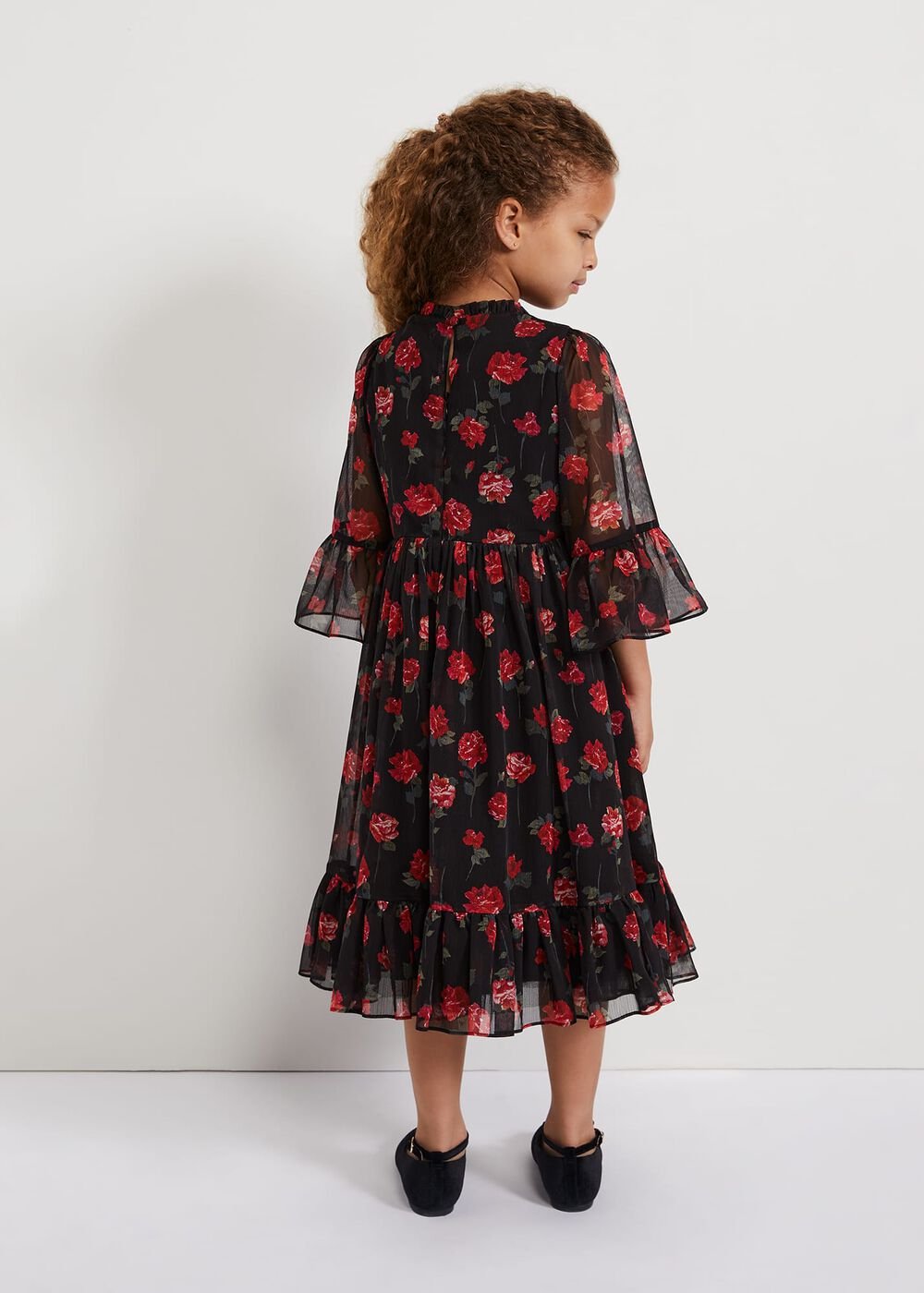 Lela Floral Smock Dress Multi-Coloured