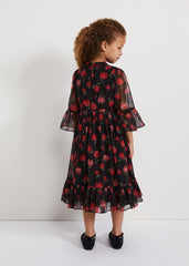 Lela Floral Smock Dress Multi-Coloured