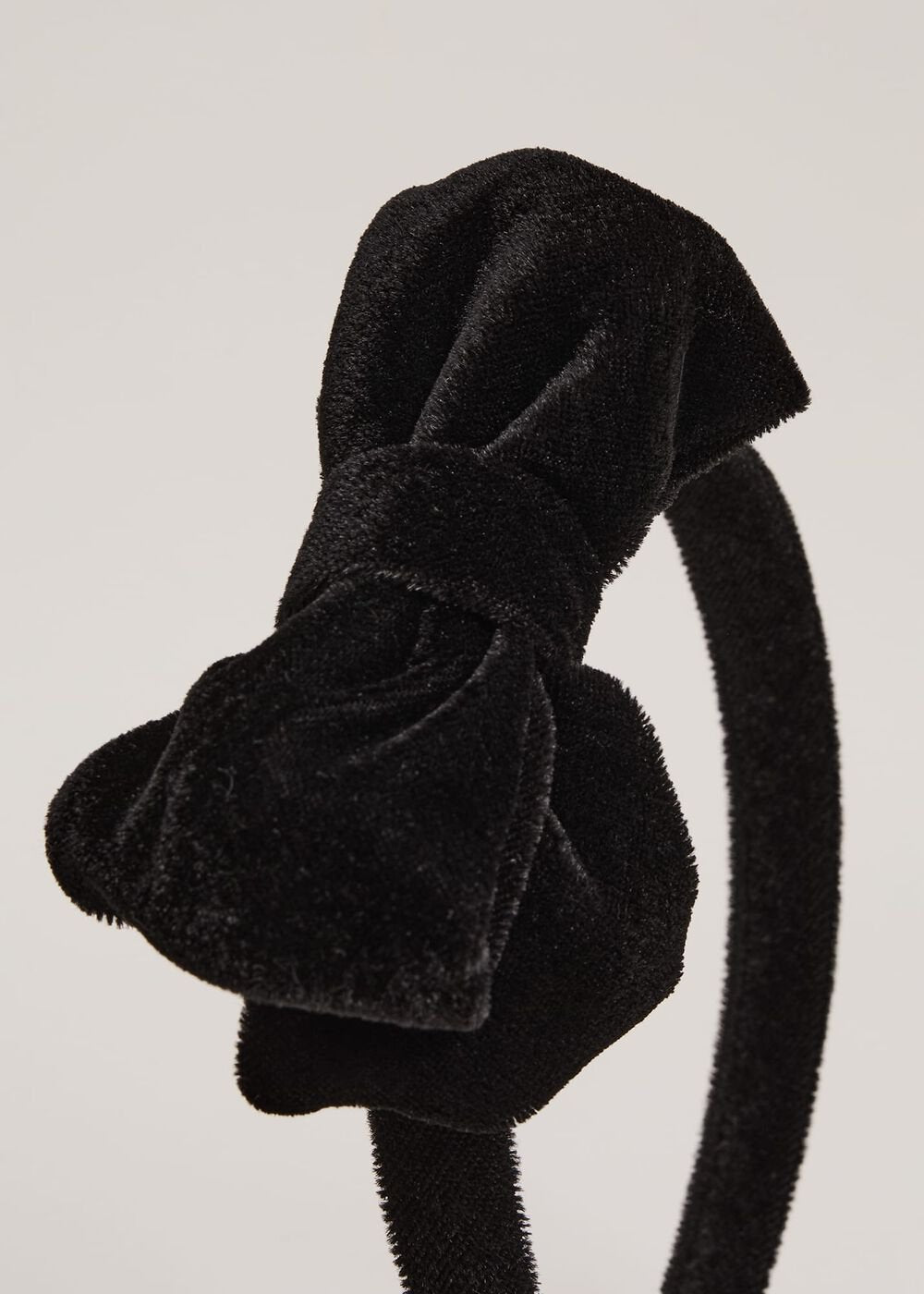 Black Velvet Headbad Black