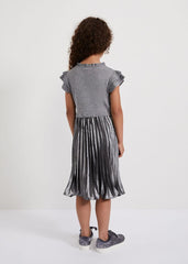 Jayla Silver Knit Dress Silver