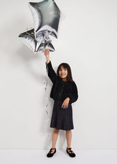 Kessie Black Fluffy Cardigan Black