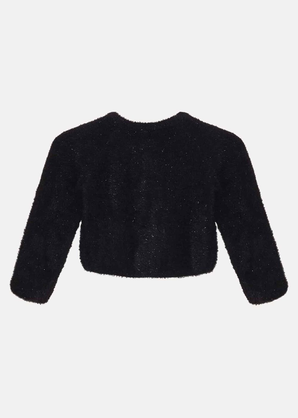 Kessie Black Fluffy Cardigan Black