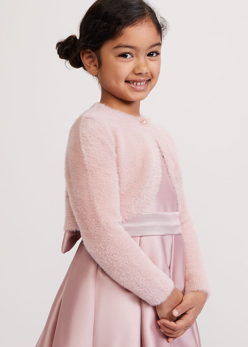 Giselle Antique Rose Fluffy Cover Up Antique Rose