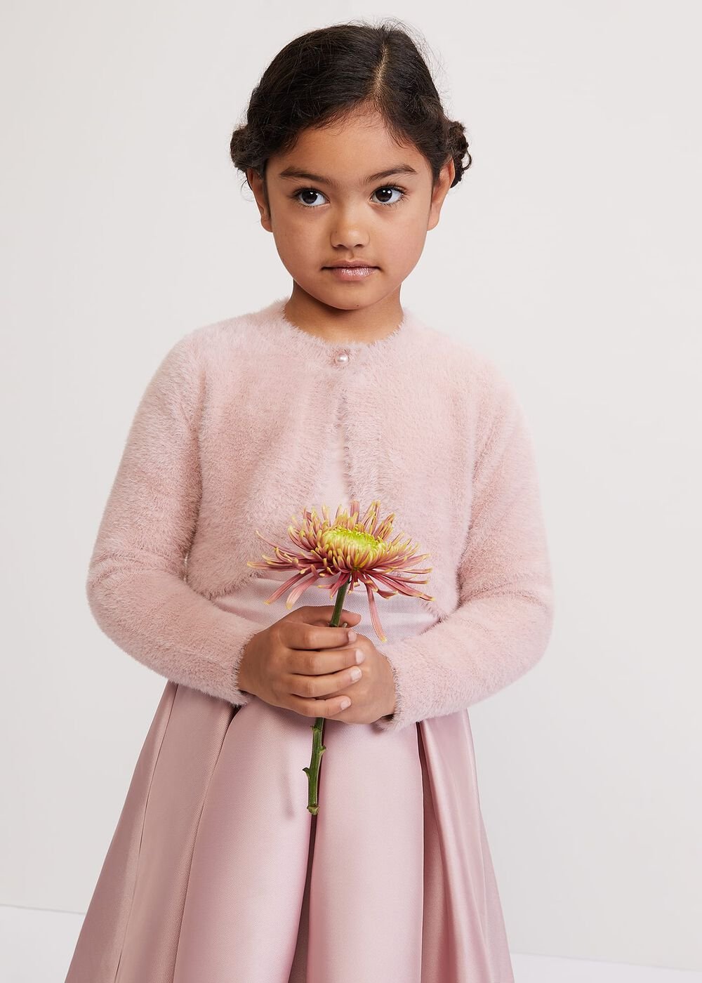 Giselle Antique Rose Fluffy Cover Up Antique Rose
