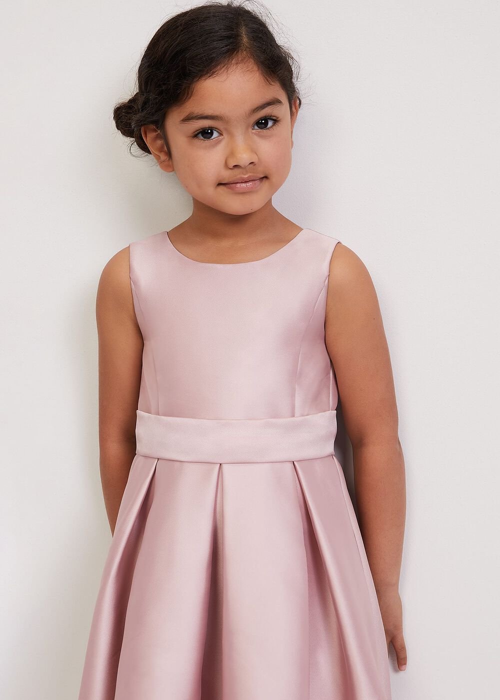 Melody Antique Rose Satin Dress Antique Rose