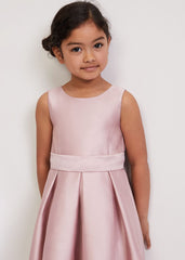 Melody Antique Rose Satin Dress Antique Rose