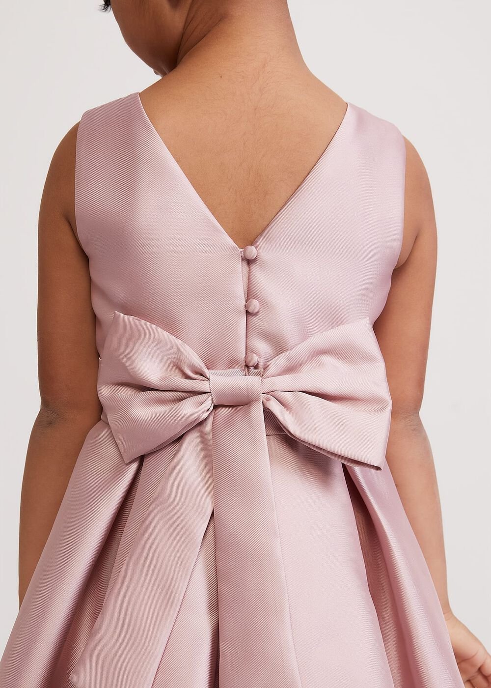 Melody Antique Rose Satin Dress Antique Rose