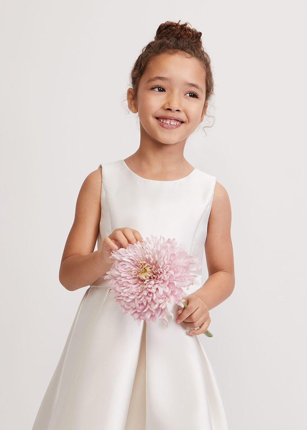 Melody Ivory Satin Dress Ivory