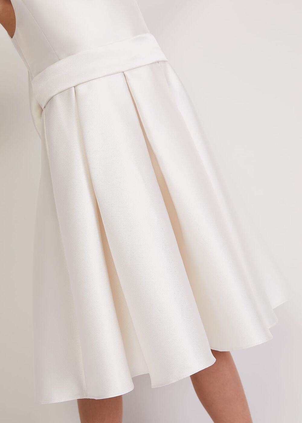 Melody Ivory Satin Dress Ivory
