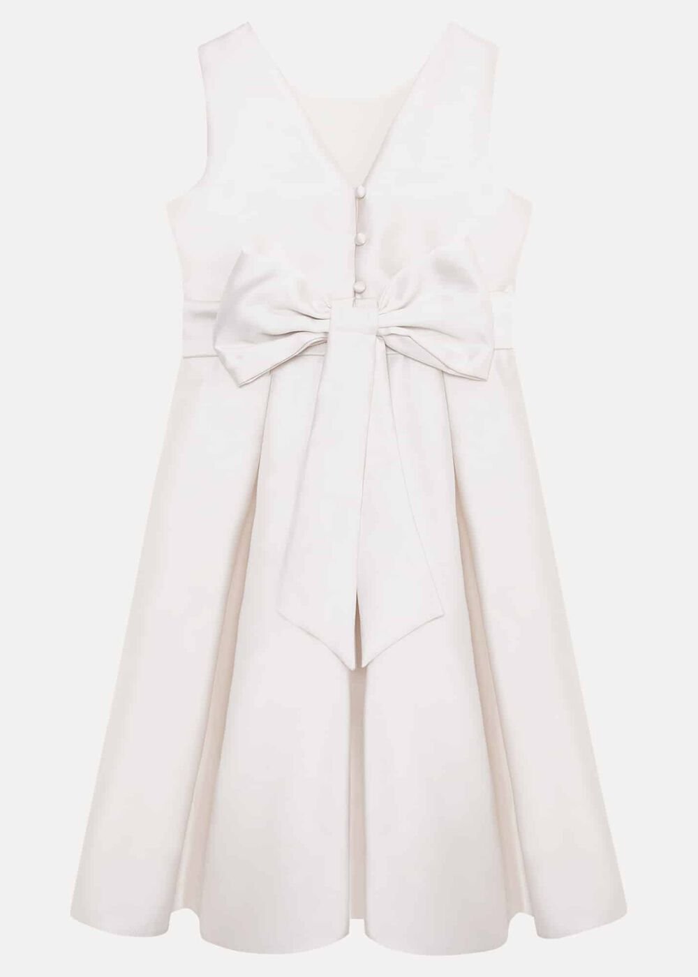 Melody Ivory Satin Dress Ivory