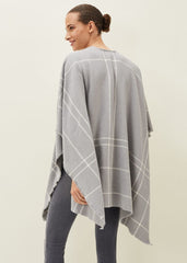Shauna Check Cape Grey