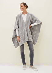 Shauna Check Cape Grey