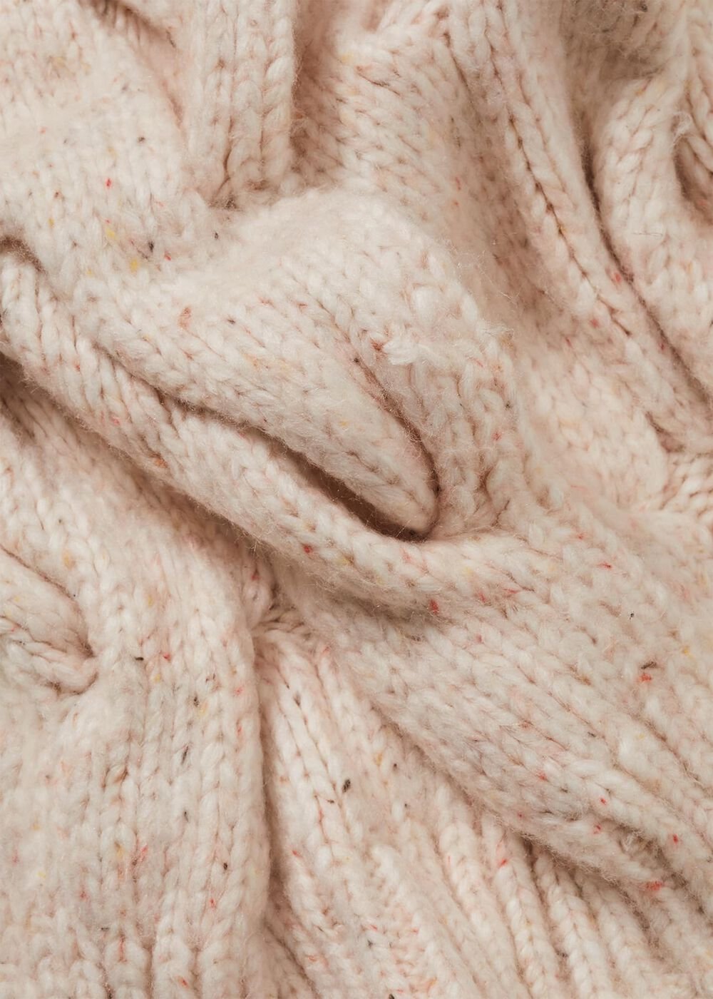 Cattie Cable Scarf Neutral