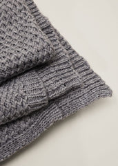 Miya Knitted Blanket Grey