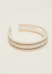 Bridal Beaded Headband Ivory