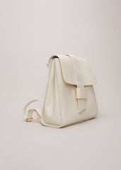 Leather Backpack Ivory