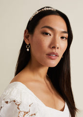 Pearl Headband Gold