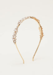 Pearl Headband Gold