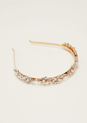 Pearl Headband Gold