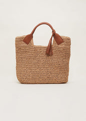 Raffia Shopper Bag Natural