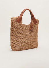Raffia Shopper Bag Natural