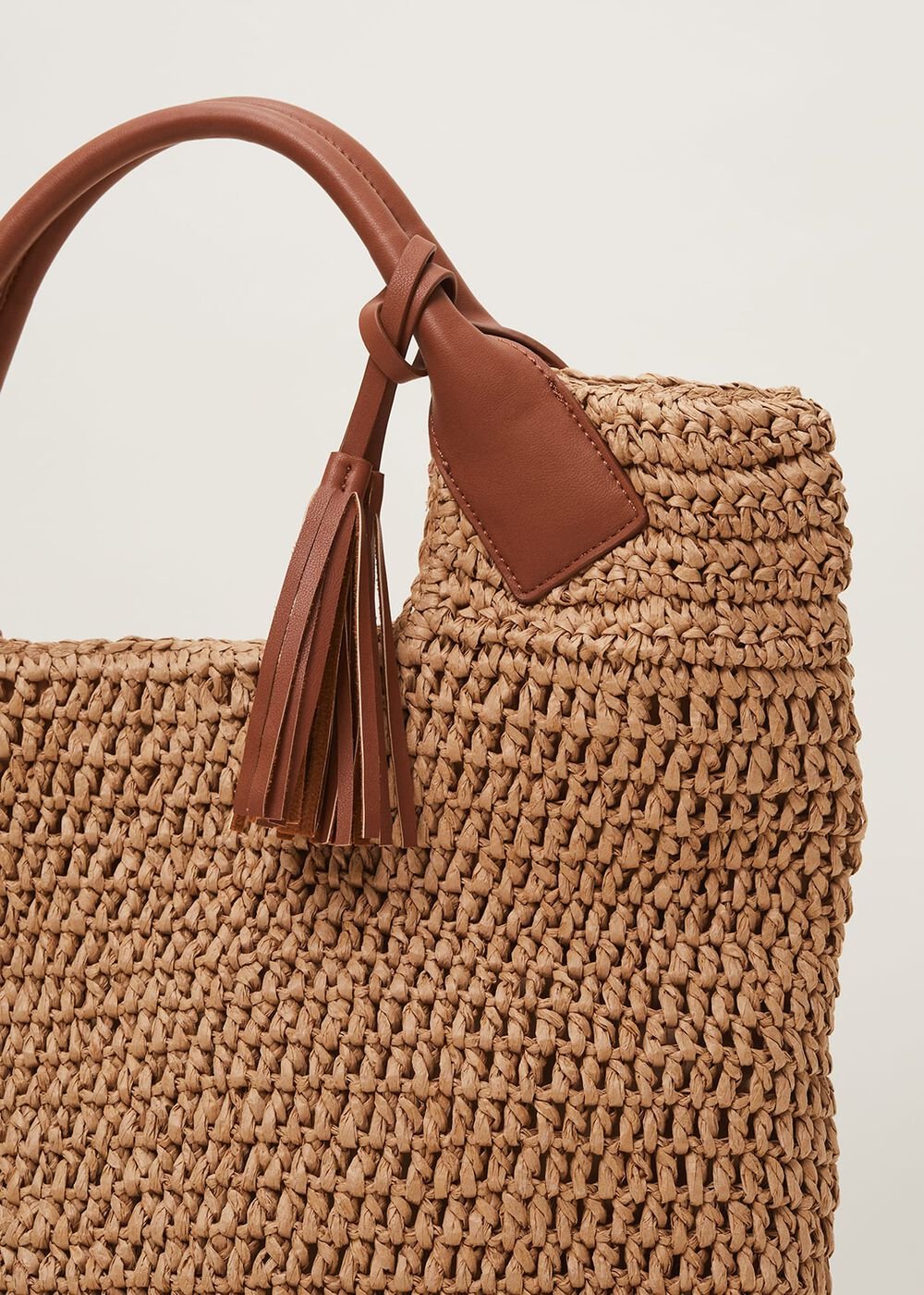 Raffia Shopper Bag Natural