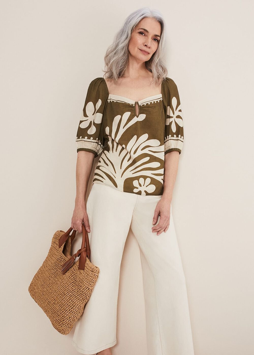 Raffia Shopper Bag Natural