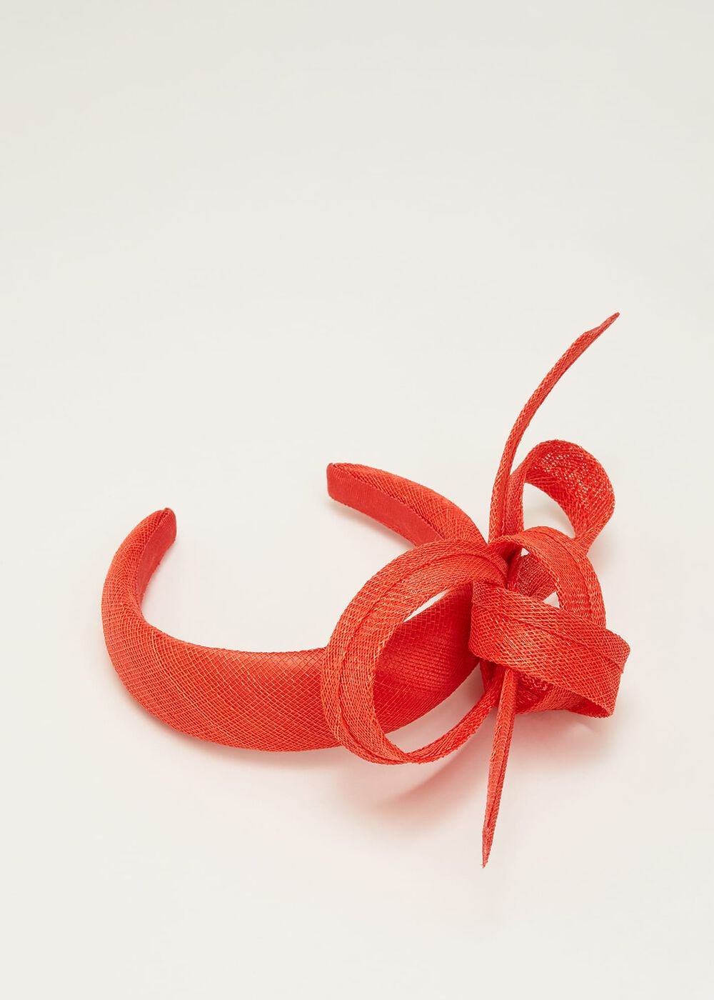Orange Bow Headband Vermillion