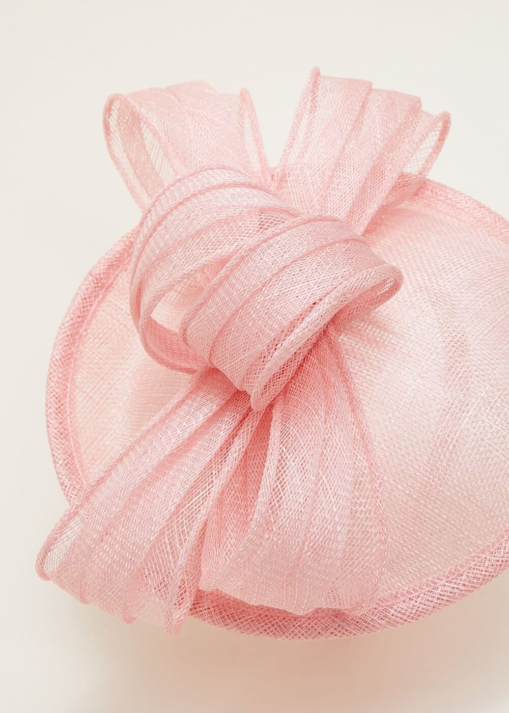 Pink Bow Fascinator Rose Pink