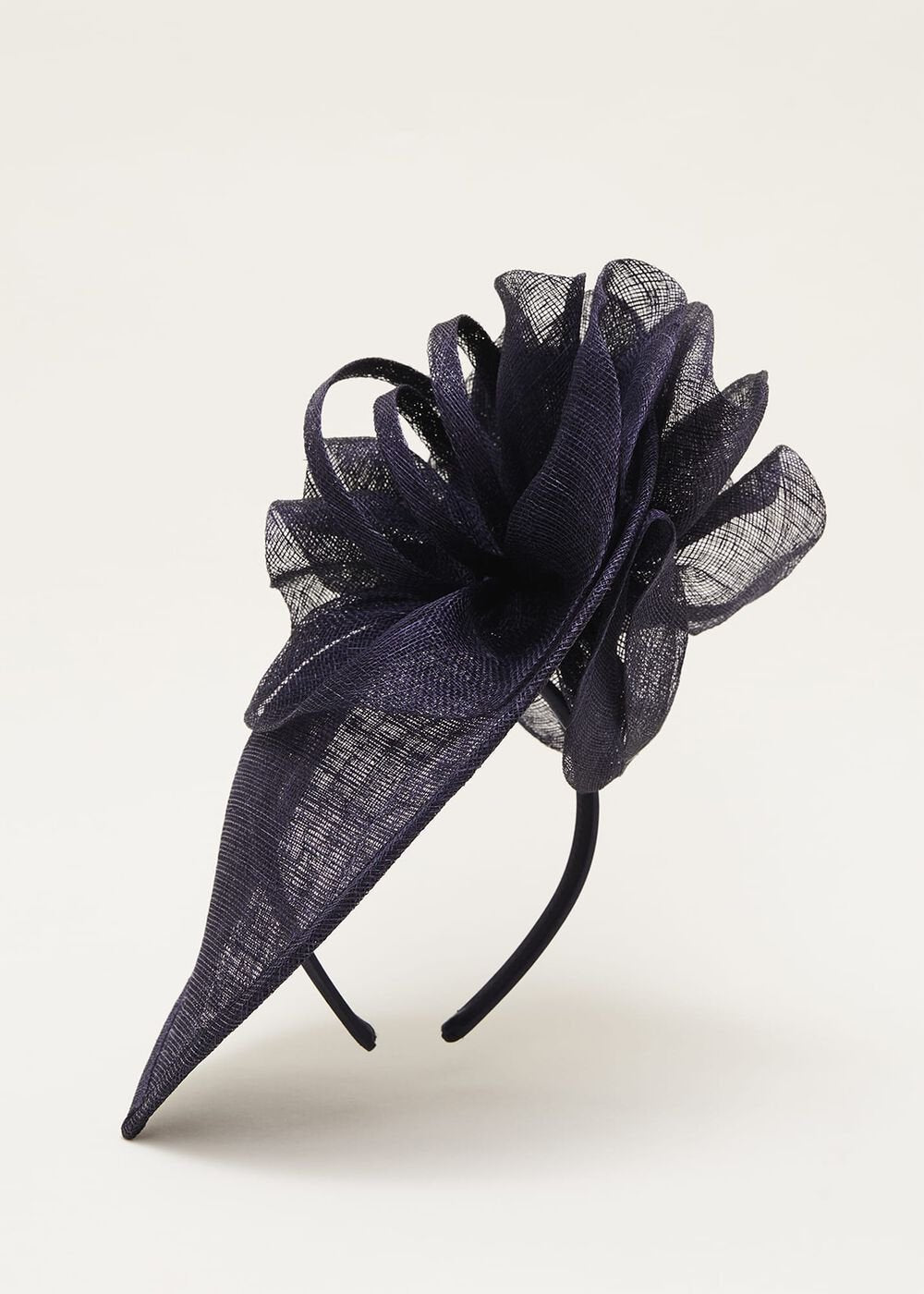 Navy Fascinator Navy