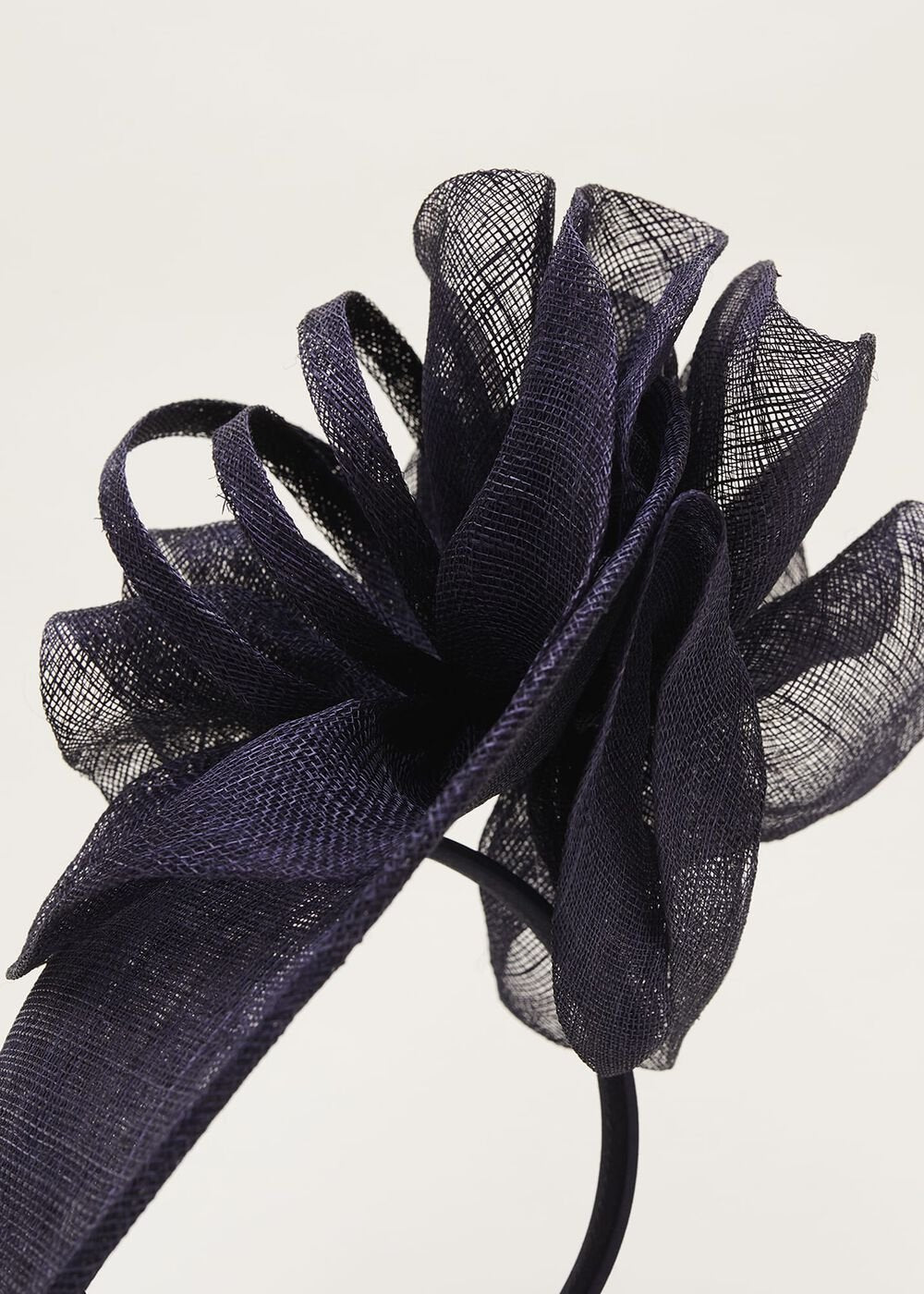 Navy Fascinator Navy