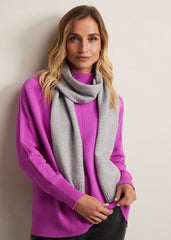 Grey Sparkly Scarf Pale Grey