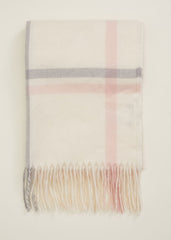 Sollie Check Scarf Ivory