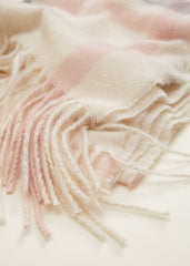 Sollie Check Scarf Ivory