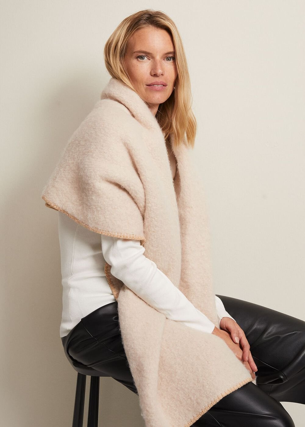 Blanket Scarf Oatmeal