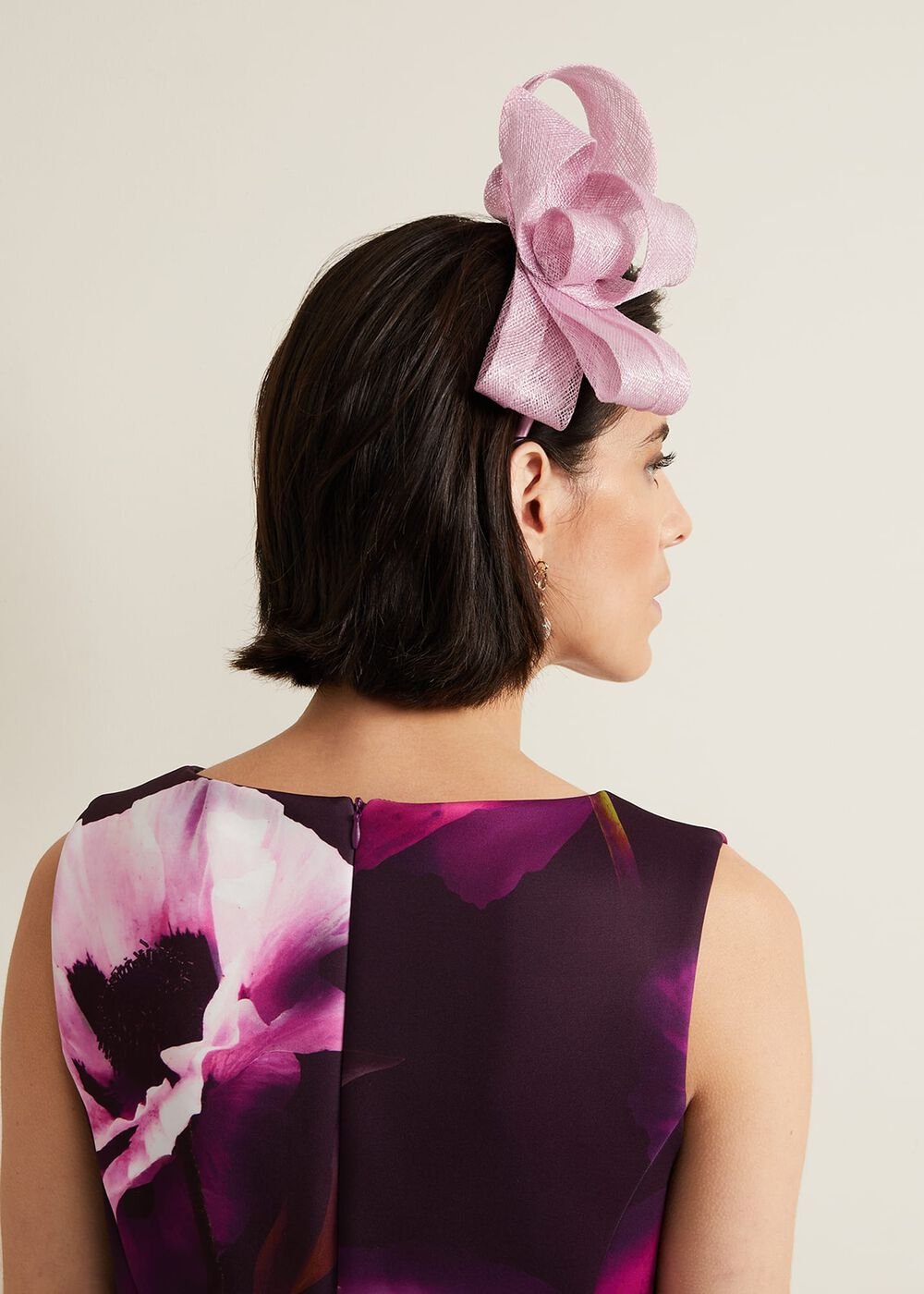 Large Bow Headband Pink