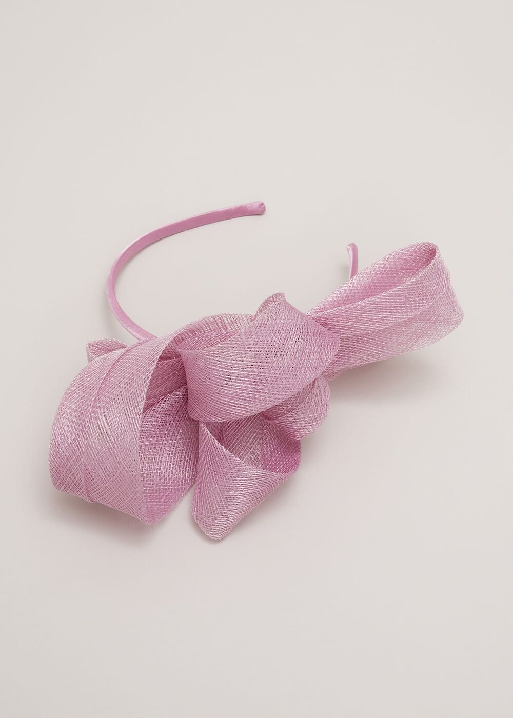 Large Bow Headband Pink
