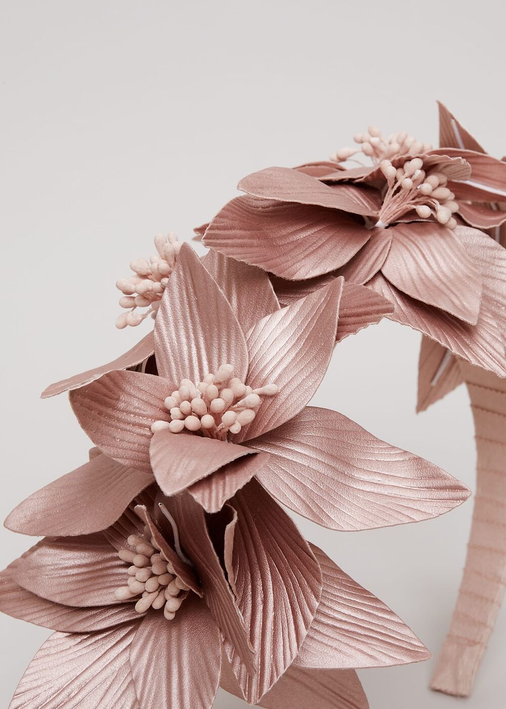 Floral Headband Pale Pink