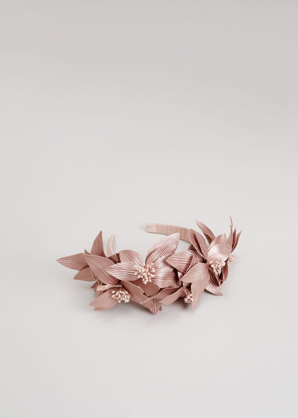 Floral Headband Pale Pink