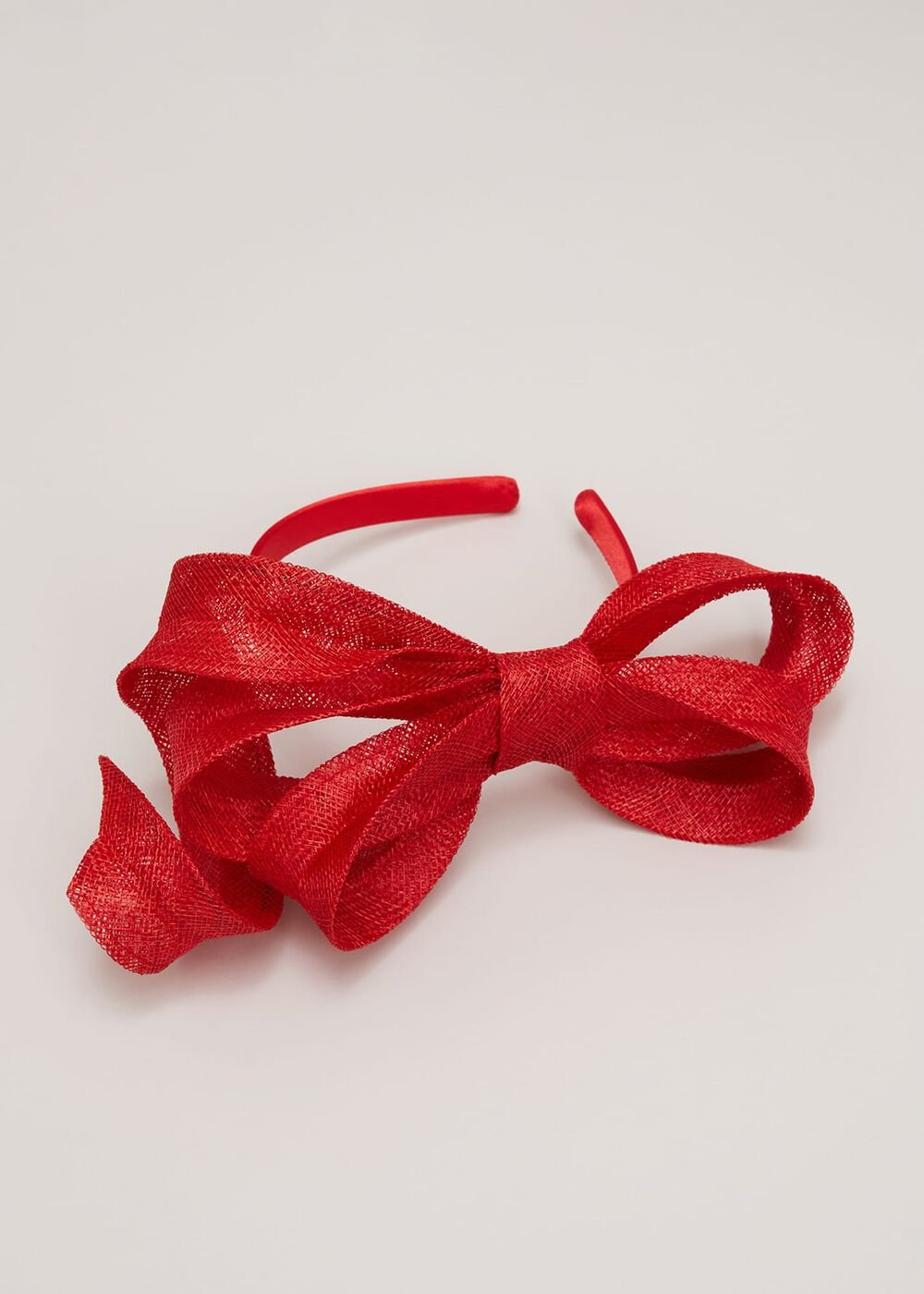 Bow Twist Headband Vermillion